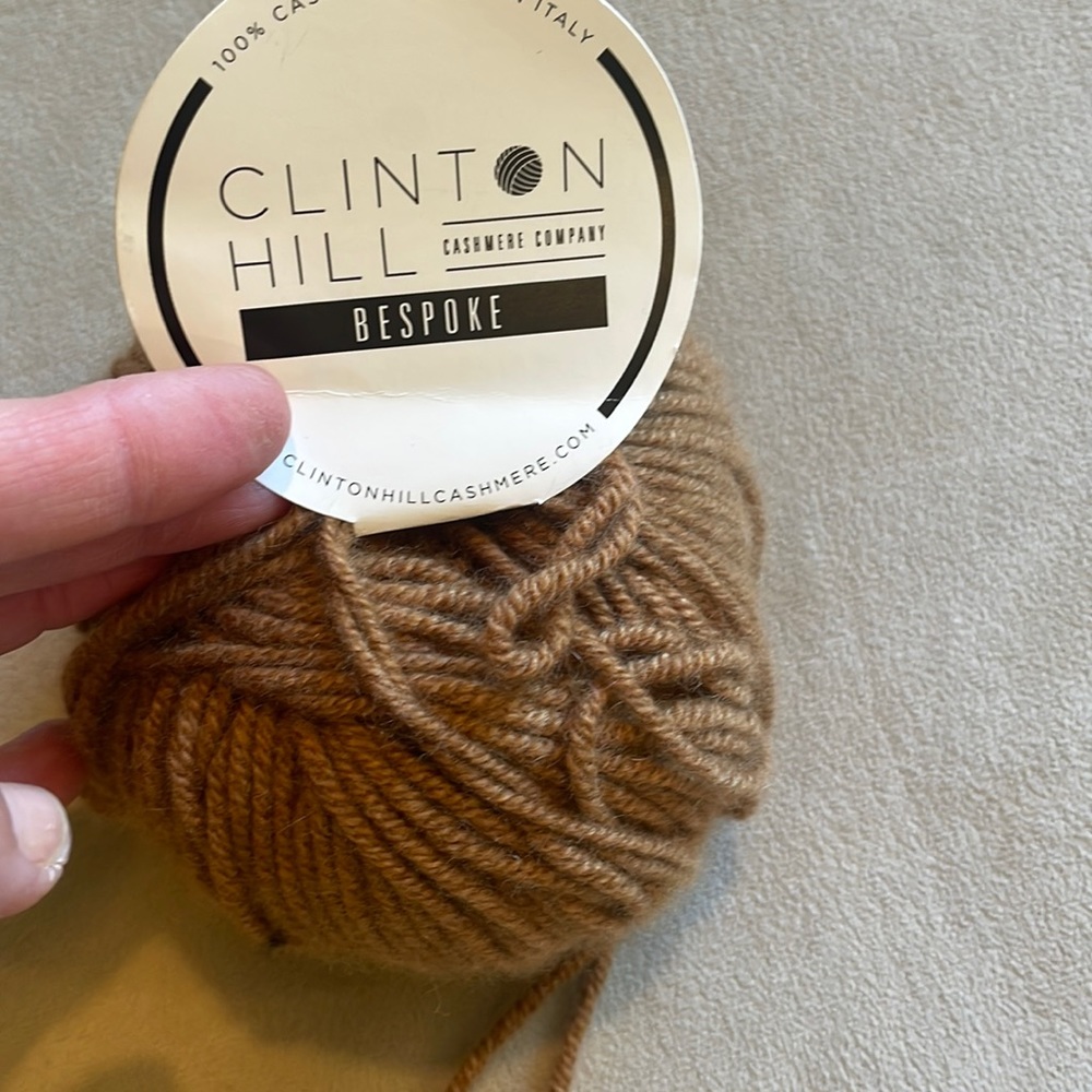 Yarn destash Clinton Hill cashmere 1 ball new